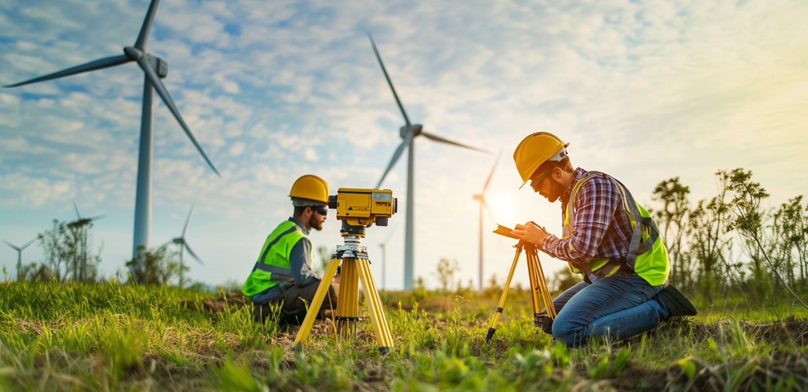 Installation von Wind- und Solarenergieanlagen